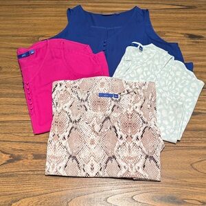 Apt 9 Women's Tops - Blue, Pink, Mint, Snake Print